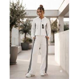Фотография Костюм спортивный женский тёплый 2405 white р.S-L "Newe" недорого оптом от прямого поставщика