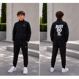 Костюм дитячий спортивний на хлопчика 205-3N black р.13-17 "Fili kids" недорого оптом від прямого постачальника