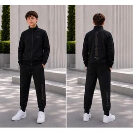 Костюм дитячий спортивний на хлопчика 253-2P black р.9-13 "Fili kids" недорого оптом від прямого постачальника