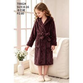Фотография Халат детский на девочку 70662 brown р.8-16 "Fili kids" недорого оптом от прямого поставщика