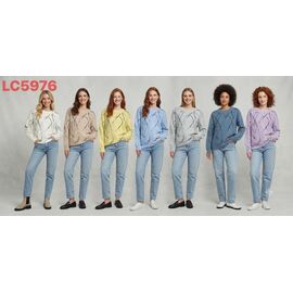 Светр жіночий LC5976 mix р.46-50 "FLORA" недорого оптом від прямого постачальника