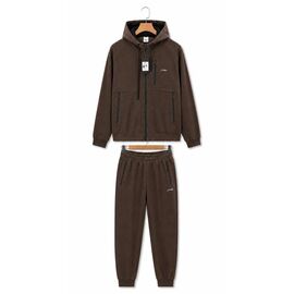 Костюм спортивний чоловічий S1281 brown р.M-3XL "Shoptime" недорого оптом від прямого постачальника