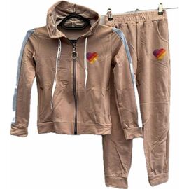 Фотография Костюм детский спортивный на девочку S1296 beige р.32-40 "Shoptime" недорого оптом от прямого поставщика