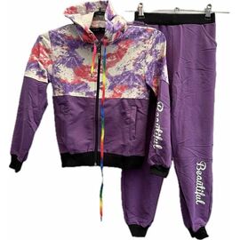 Фотография Костюм детский спортивный на девочку S1298 violet р.32-40 "Shoptime" недорого оптом от прямого поставщика