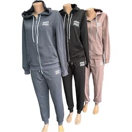 Фотография Костюм спортивный женский тёплый S1383 grey р.44-52 "Shoptime" недорого оптом от прямого поставщика