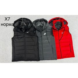 Фотография Жилетка мужская X7 black р.48-56 "Shoptime" недорого оптом от прямого поставщика