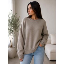 Фотография Свитер женский 0123-13 beige р.42-48 "Aidin-шик шок" недорого оптом от прямого поставщика