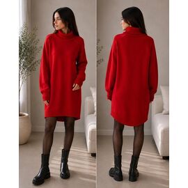 Фотография Туника женская 0123-14 red р.42-48 "Aidin-шик шок" недорого оптом от прямого поставщика