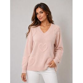 Фотография Свитер женский 0123-4 beige р.42-48 "Aidin-шик шок" недорого оптом от прямого поставщика