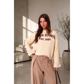 Фотография Свитер женский 0123-9 beige р.42-48 "Aidin-шик шок" недорого оптом от прямого поставщика