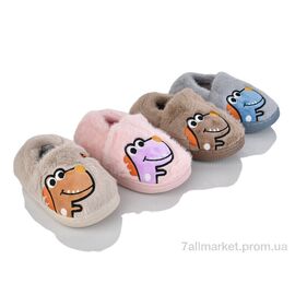 Фотография Тапки детские домашние зима 10324 mix (7 пар р.24-29) "BABYSHOP" недорого оптом от прямого поставщика