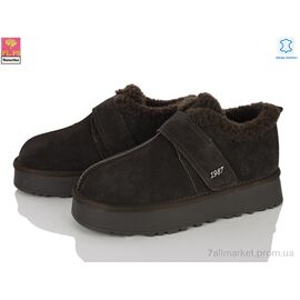 Уггі жіночі утеплені Зима 2642 brown (6 пар р.36-40) "PLPS-Nanachka" недорого оптом від прямого постачальника
