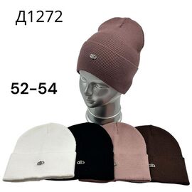 Фотография Шапка детская на девочку D1272 mix р.52-54 "SELFI" недорого оптом от прямого поставщика