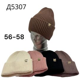 Фотография Шапка детская на девочку D5307 mix р.56-58 "SELFI" недорого оптом от прямого поставщика
