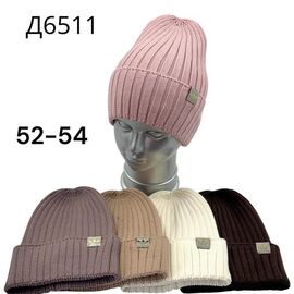 Фотография Шапка детская на девочку D6511 mix р.52-54 "SELFI" недорого оптом от прямого поставщика