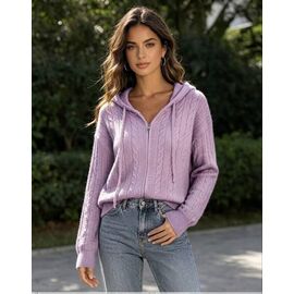 Кофта жіноча 26803 lilac р.44-48 "PULSE" недорого оптом від прямого постачальника