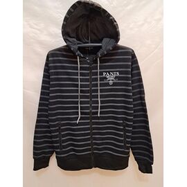 Фотография Кофта спортивная мужская 2325 black р.M-3XL "ZERO" недорого оптом от прямого поставщика