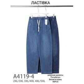 Фотография Джинсы женские A4119-4 mix р.2XL-5XL "ZERO" недорого оптом от прямого поставщика