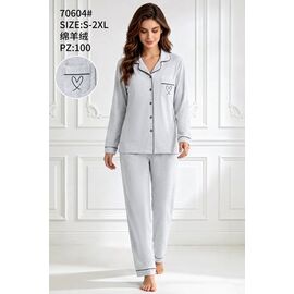Фотография Пижама женская 70604 l.grey р.52-60 "Fili Wear" недорого оптом от прямого поставщика