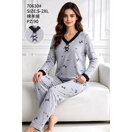 Фотография Пижама женская 70630 grey р.52-60 "Fili Wear" недорого оптом от прямого поставщика