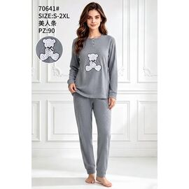 Фотография Пижама женская 70641 grey р.52-60 "Fili Wear" недорого оптом от прямого поставщика