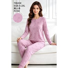 Фотография Пижама женская 70643 pink р.52-60 "Fili Wear" недорого оптом от прямого поставщика