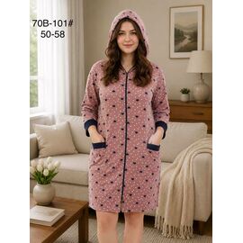 Фотография Халат женский 70B-101 beige р.50-58 "Fili Wear" недорого оптом от прямого поставщика