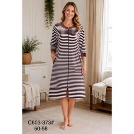 Фотография Халат женский C603-373 brown р.50-58 "Fili Wear" недорого оптом от прямого поставщика