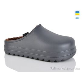 Фотография Сабо мужские зима N147 графіт (6 пар р.42-45) "Lot Shoes" недорого оптом от прямого поставщика