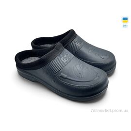 Сабо чоловічі Зима BM33 синій (6 пар р.41-45) "Rai shoes" недорого оптом від прямого постачальника