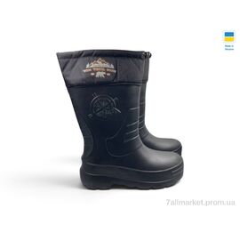 Фотография Сапоги из пены мужские зима P2-2 чорний (6 пар р.41-45) "Rai shoes" недорого оптом от прямого поставщика