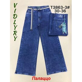 Фотография Джинсы женские 3863-3 blue р.30-36 "Vidlyry" недорого оптом от прямого поставщика