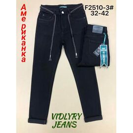 Фотография Джинсы женские 2510-3 black р.32-42 "Vidlyry" недорого оптом от прямого поставщика