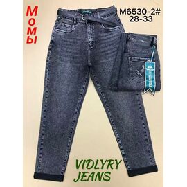 Фотография Джинсы женские 6530-2 grey р.28-33 "Vidlyry" недорого оптом от прямого поставщика