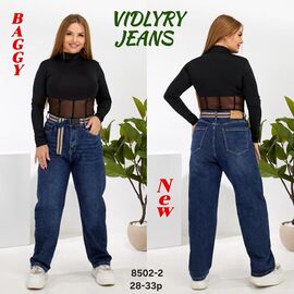 Фотография Джинсы женские 8502-2 navy р.28-33 "Vidlyry" недорого оптом от прямого поставщика