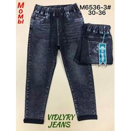 Фотография Джинсы женские 6536-3 d.grey р.30-36 "Vidlyry" недорого оптом от прямого поставщика