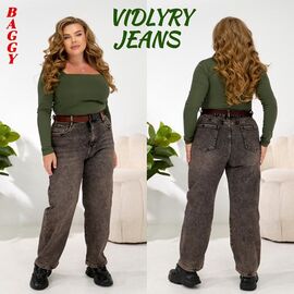 Фотография Джинсы женские 8520-3 d.grey р.31-38 "Vidlyry" недорого оптом от прямого поставщика