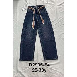Фотография Джинсы женские D2905 navy р.25-30 "DKNSEL" недорого оптом от прямого поставщика