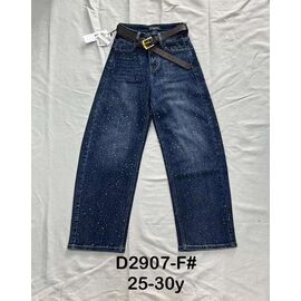 Фотография Джинсы женские D2907 navy р.25-30 "DKNSEL" недорого оптом от прямого поставщика