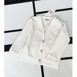 Кофта дитяча на дівчинку 421 white р.116-140 "Kosmy" недорого оптом від прямого постачальника