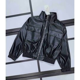 Куртка дитяча демісезонна на дівчинку K505 black р.134-158 "Kosmy" недорого оптом від прямого постачальника
