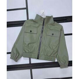 Куртка дитяча демісезонна на дівчинку K506 khaki р.134-158 "Kosmy" недорого оптом від прямого постачальника