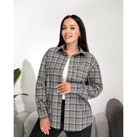 Сорочка жіноча 1077 grey р.L-XL "Lelis" недорого оптом від прямого постачальника