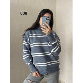 Светр жіночий 008 grey р.48-52 "FSN" недорого оптом від прямого постачальника