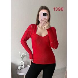 Гольф жіночий 1398 red р.42-46 "FSN" недорого оптом від прямого постачальника