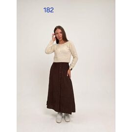 Спідниця жіноча 182 brown р.44-50 "FSN" недорого оптом від прямого постачальника