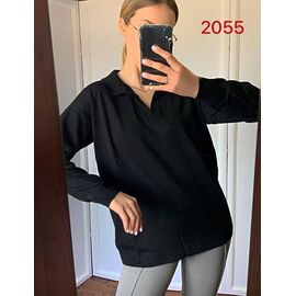 Светр жіночий 2055 black р.46-50 "FSN" недорого оптом від прямого постачальника