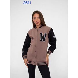 Кофта жіноча тепла 2611 brown р.S-XL "FSN" недорого оптом від прямого постачальника