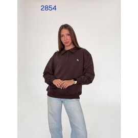 Светр жіночий 2854 brown р.44-50 "FSN" недорого оптом від прямого постачальника