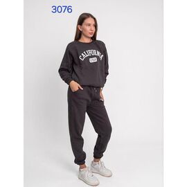Костюм спортивний жіночий 3076 d.grey р.44-50 "FSN" недорого оптом від прямого постачальника